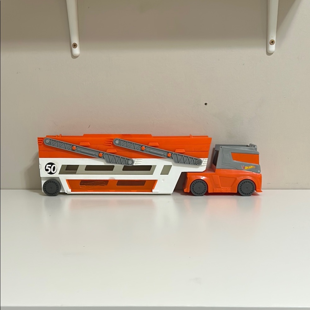 Hot wheel toy truck for storage